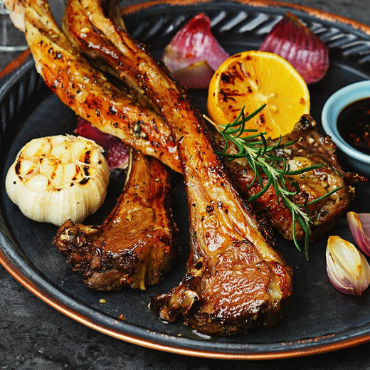 阿巴嘎内蒙羊排生鲜排骨烧烤礼盒年货送礼3kg5kg包邮