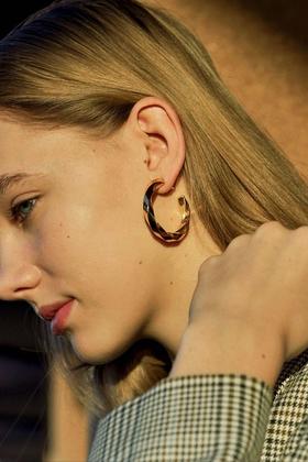 北京仓｜MARIA BLACK-MARTINUS-耳环 金色（单只）［丹麦设计师］