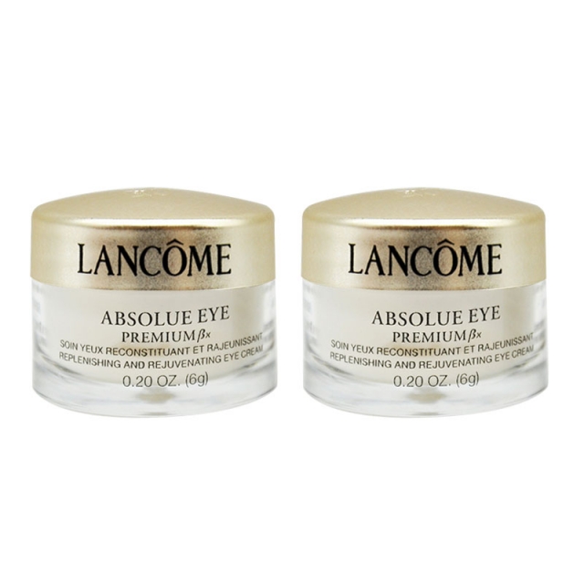 【2件装】LANCOME兰蔻菁纯臻颜润养眼霜 金纯卓颜眼霜6g 小样无盒JPY带授权招加盟代理