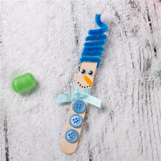 圣诞节可爱人物雪糕棍圣诞树手工DIY材料幼儿园装饰小礼物创意 商品图6