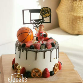 灌篮高手蛋糕（摆件人物随机）