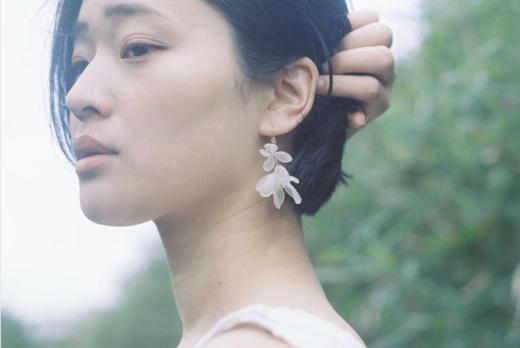 北京仓｜Alpaca to hana-绣球花枝-耳环［日本设计师］ 商品图3