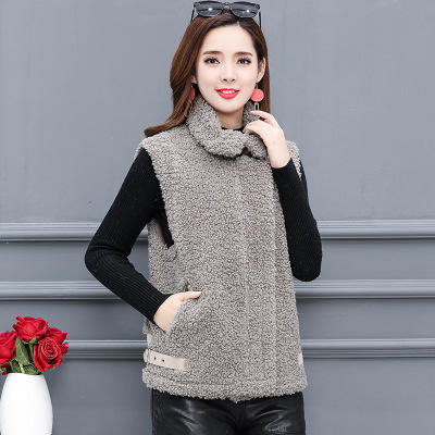 WE 19D17   2019皮毛一体绒马甲 商品图0