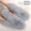 仿兔毛保暖鞋垫男女吸汗防臭除臭防寒毛绒加厚加绒棉鞋垫超软冬季 商品缩略图9