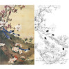 田世光工笔竖幅花鸟白描底稿-《初春》-多种白描尺寸可选-SG59 商品缩略图0