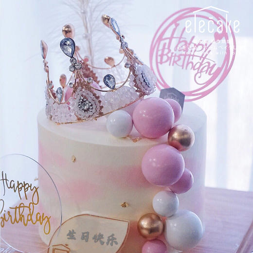 梦幻皇冠羽毛蛋糕