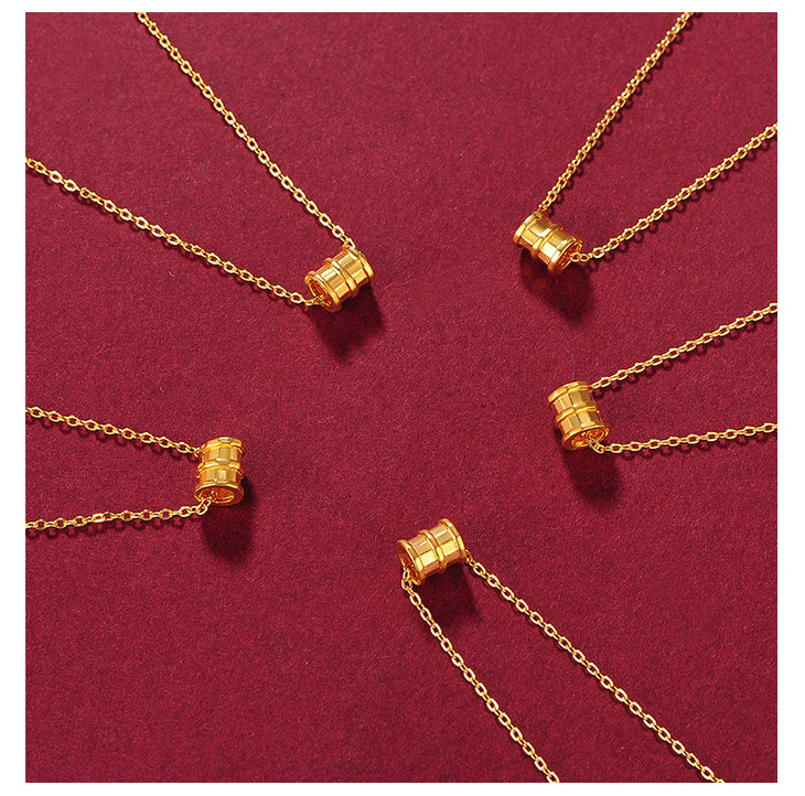 中银金行黄金吊坠小蛮腰吊坠项链挂坠足金弹簧吊坠送女友礼物dsca0123