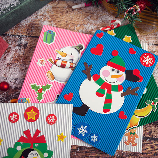 圣诞节小礼物手工diy信封贺卡儿童制作材料包幼儿园装饰圣诞树 商品图1