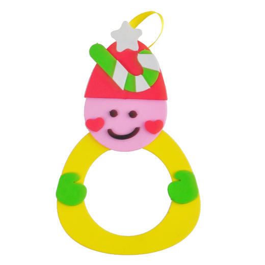 美可圣诞节小礼物手工diy圣诞EVA相框幼儿园装饰场景布置饰品儿童 商品图2