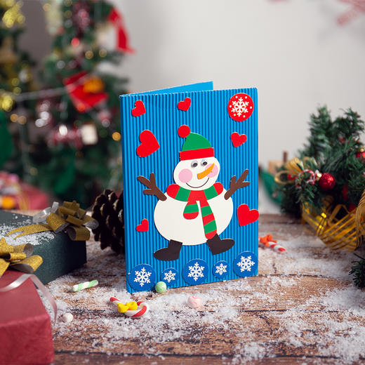 圣诞节小礼物手工diy信封贺卡儿童制作材料包幼儿园装饰圣诞树 商品图2