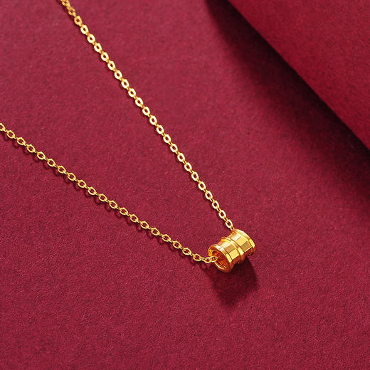 中银金行黄金吊坠小蛮腰吊坠项链挂坠足金弹簧吊坠送女友礼物dsca0123