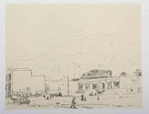 今日美术馆版画-陈丹青-风景速写(10)#此商品参加第十一届北京惠民文化消费季 商品图0