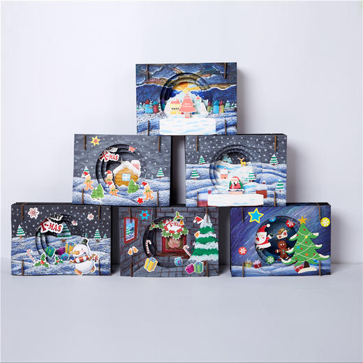 圣诞节手工diy礼物立体画创意美术儿童材料幼儿园新年春节元宵 商品图8