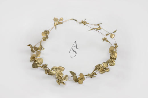 法国高定工坊 MILENA 暗金色两用发带 商品图13