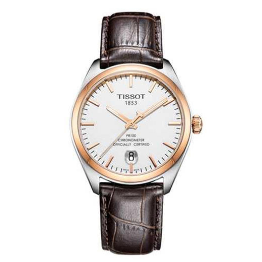 天梭Tissot PR 100系列T101.451.26.031.00天文台认证石英男表 商品图0