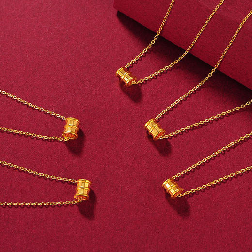 中银金行黄金吊坠小蛮腰吊坠项链挂坠足金弹簧吊坠送女友礼物DSCA0123 商品图4