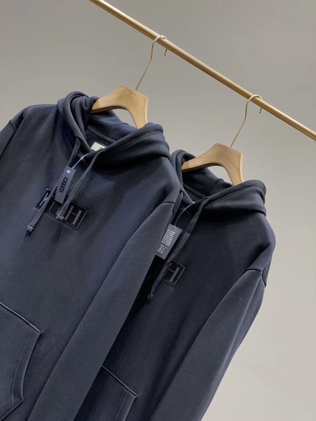 【贞品潮牌】整单 kith帽衫 460克重 2道孝素洗 厚款连帽卫衣,内里加