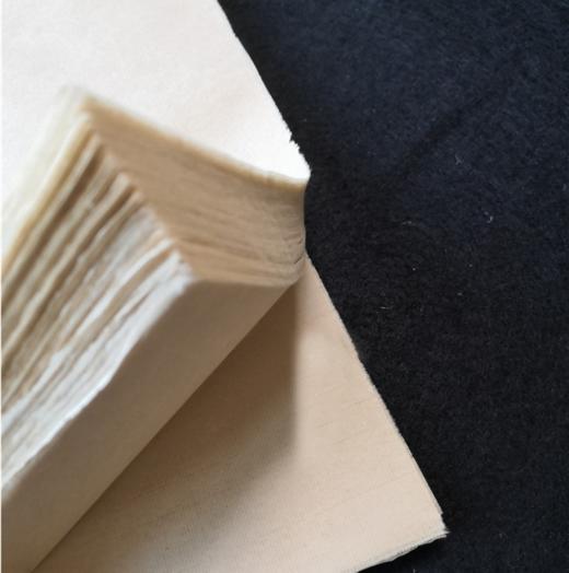 仿绢蝉翼毛边纸练习创作用纸48x78x70张8分熟