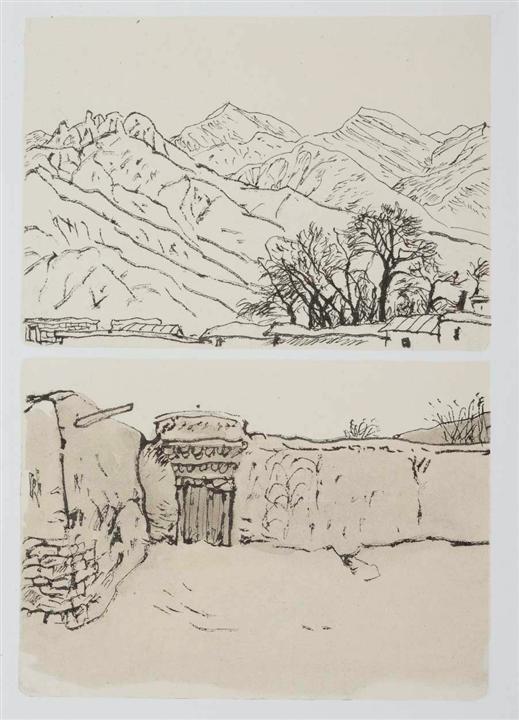 今日美术馆版画-陈丹青-风景速写(4)#此商品参加第十一届北京惠民文化消费季 商品图0