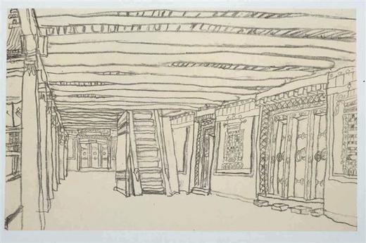 今日美术馆版画-陈丹青-风景速写(6)#此商品参加第十一届北京惠民文化消费季 商品图0