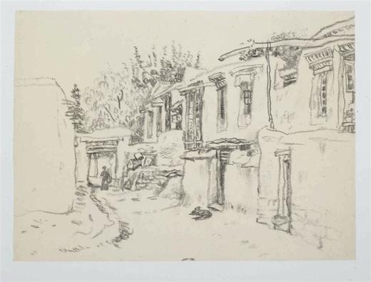 今日美术馆版画-陈丹青-风景速写(8)#此商品参加第十一届北京惠民文化消费季 商品图0