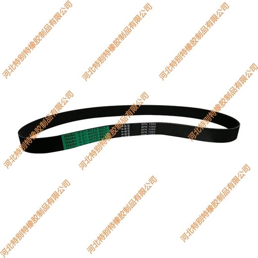 海奥加强8pk1060豪沃336马力风扇带/豪沃375马力风扇带/斯太尔王空调皮带/斯太尔王空调带（81060）/斯太尔D70发动机380马力风扇带/斯太尔d70 380马力风扇带 商品图1