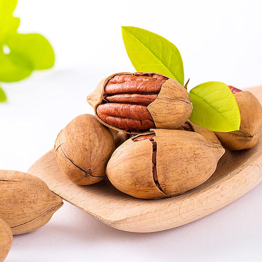 【碧空之歌】奶油碧根果100g*3袋  饱满易剥 坚果炒货 干果 进口零食 长寿果 百草味 奶油味 商品图0