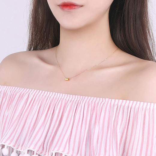 中银金行黄金吊坠小蛮腰吊坠项链挂坠足金弹簧吊坠送女友礼物dsca0123