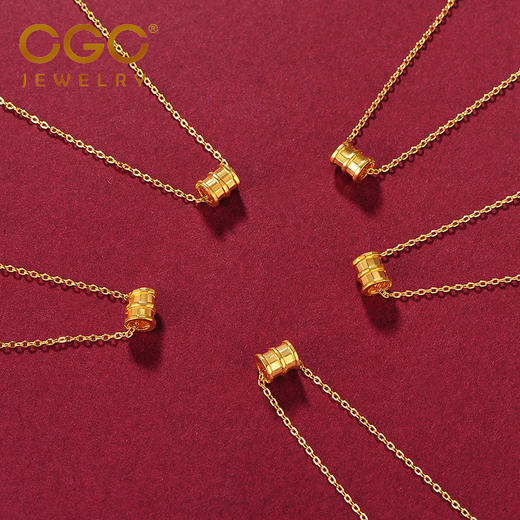 中银金行黄金吊坠小蛮腰吊坠项链挂坠足金弹簧吊坠送女友礼物DSCA0123 商品图1