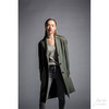 #0714 Everyday Cocoon Coat 单排扣茧型大衣 苍绿色 商品缩略图1