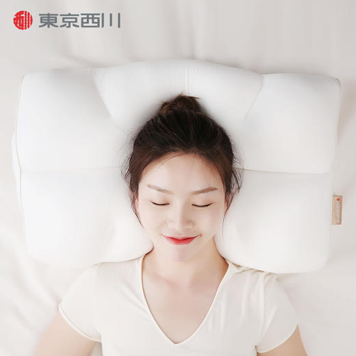 NiSHiKaWa/西川日本护颈椎单人枕头可调节可水洗睡眠枕芯微珠枕 14cm高 商品图2