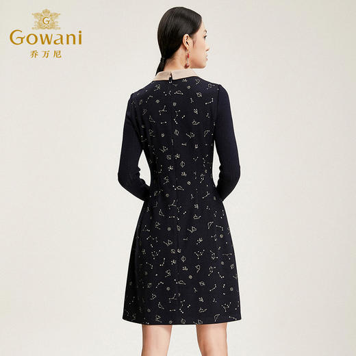 乔万尼连衣裙流行羊毛打底裙气质秋冬内搭连衣裙EN4E830 商品图3