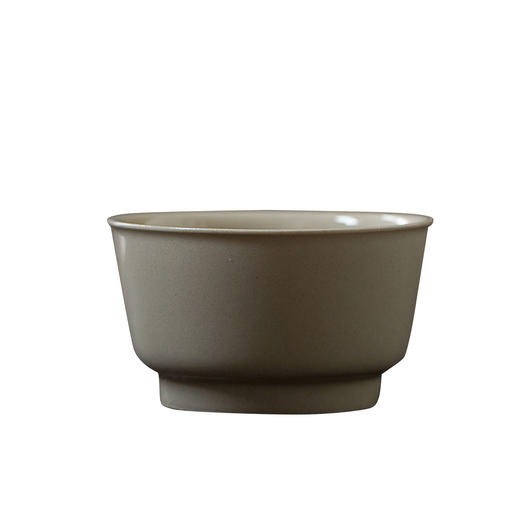 茶香记 天野造物米灰釉品杯-大马蹄杯70ml茶杯陶瓷拙朴自然 商品图4
