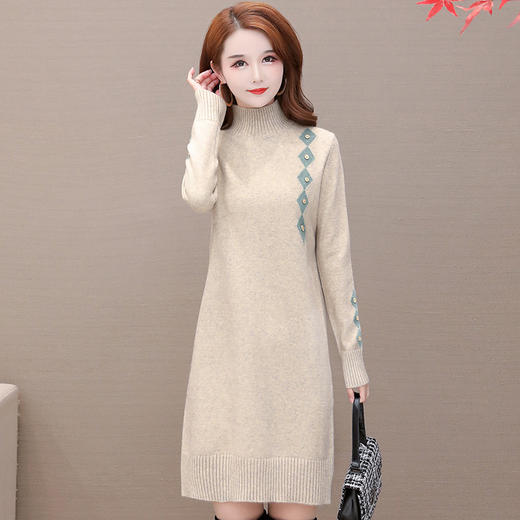 YWE  X8999针织中长款时尚气质优雅连衣裙【优】 商品图4