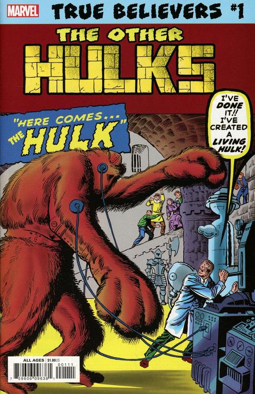 浩克 绿巨人 忠实信徒 特刊 True Believers Hulk Other Hulks（2019）普封 商品图0