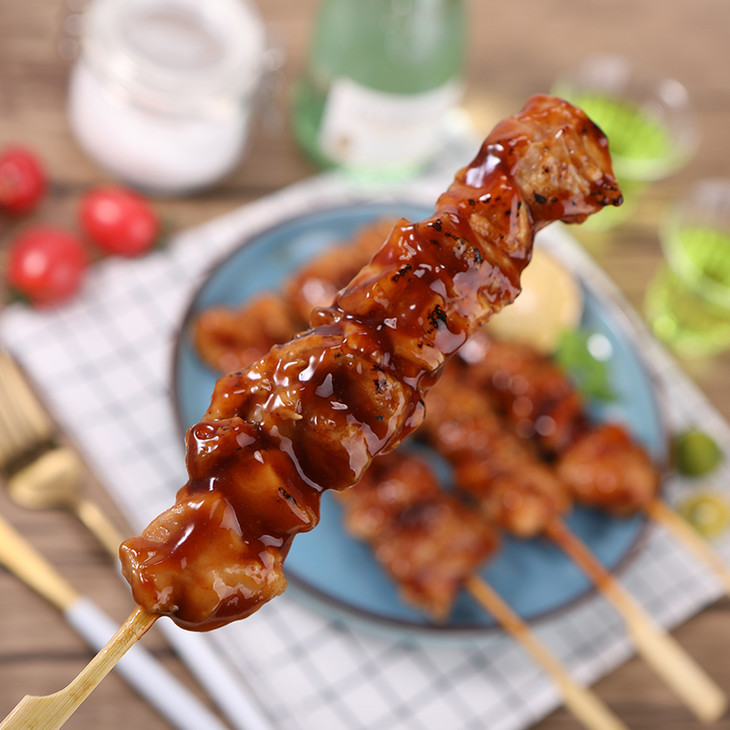 大成食品霸王鸡肉串400g袋5支