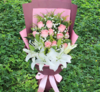 6百合19玫瑰花束 商品缩略图1