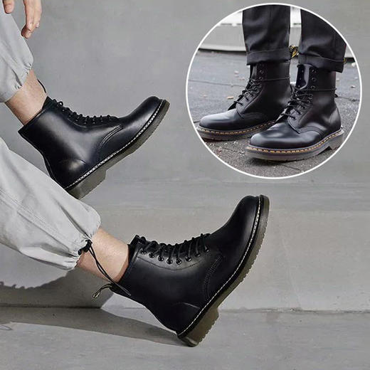 【男女通用】行承纳米真皮马丁靴 商品图4