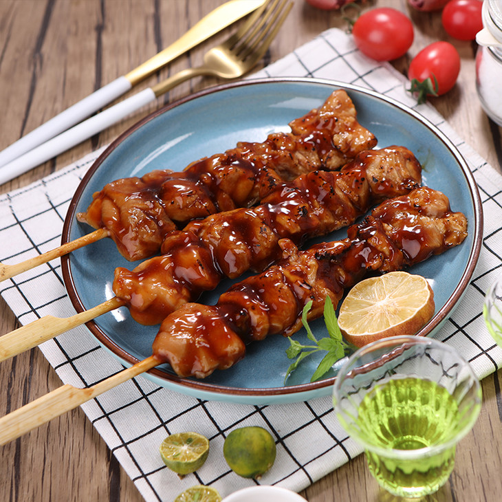 大成食品霸王鸡肉串400g袋5支