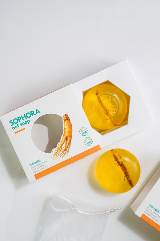 澳碧芙苦参净螨皂含起泡网100g910021