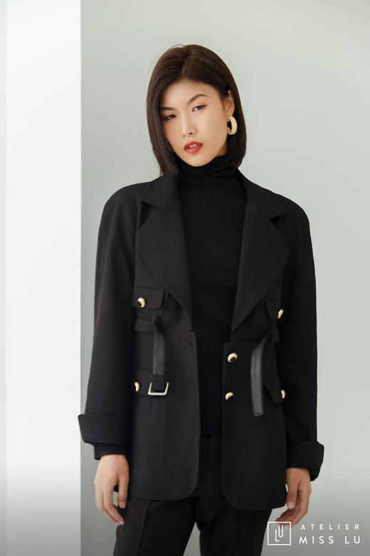 AtelierMissLu / Doria-经典修身翻领外套 商品图4