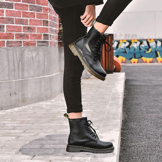 【男女通用】行承纳米真皮马丁靴 商品图2