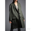 #0714 Everyday Cocoon Coat 单排扣茧型大衣 苍绿色 商品缩略图5