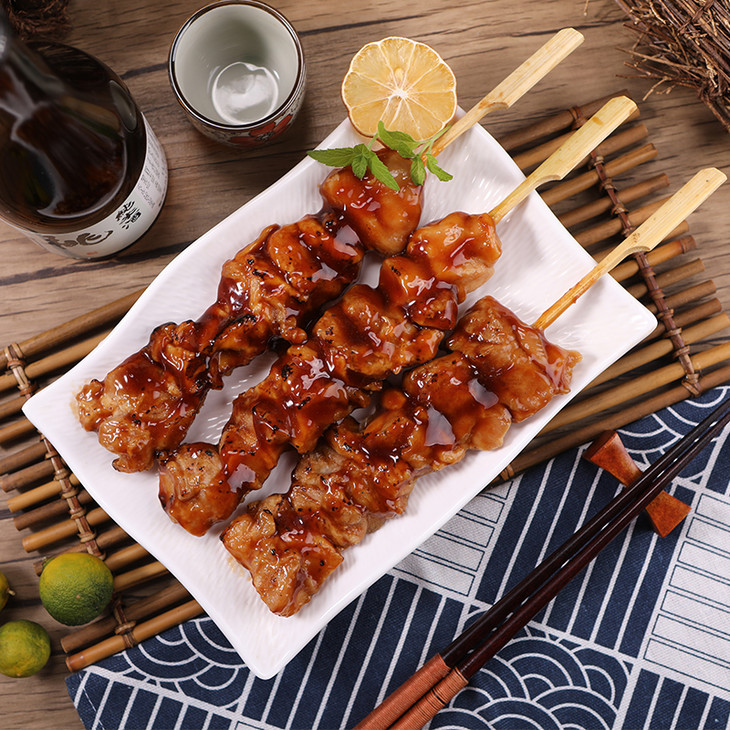 大成食品霸王鸡肉串400g袋5支