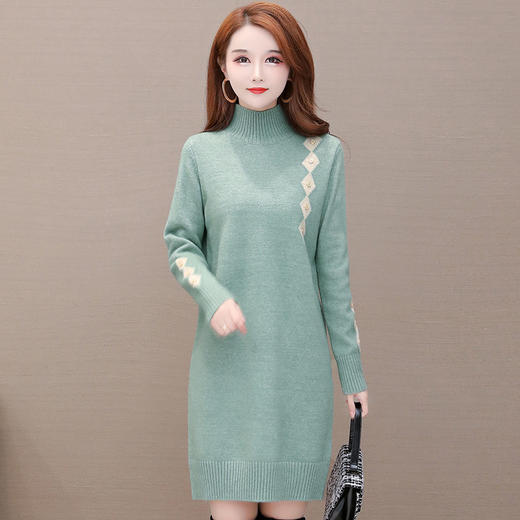 YWE  X8999针织中长款时尚气质优雅连衣裙【优】 商品图3