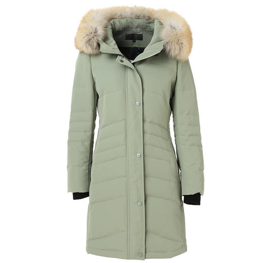 【鹅绒】乔万尼羽绒服时尚流行修身冬季轻薄外套中长款EN4T856 商品图3