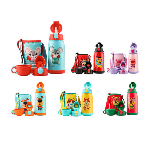 杯具熊-三盖礼盒款儿童杯（630ML） 商品图5