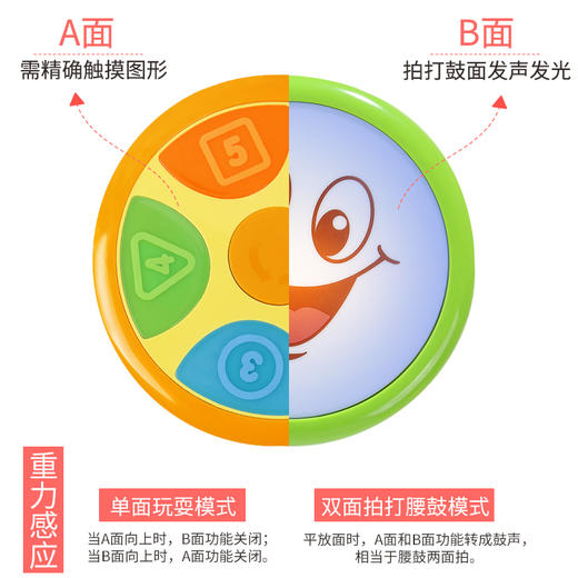 【谷雨】双面动感手拍鼓/2501 商品图2