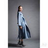 #0101 Oversized Self-belt Coat 慵懒廓形腰带大衣 雾蓝色 商品缩略图6