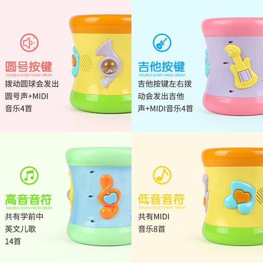 【谷雨】双面动感手拍鼓/2501 商品图4